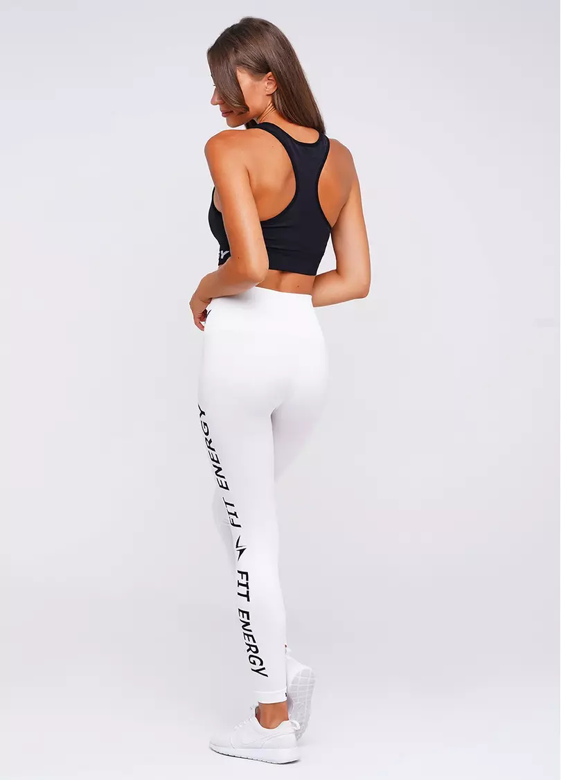 Спортивные лосины LEGGINGS FIT ENERGY (белый)