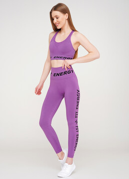 Спортивные лосины LEGGINGS FIT ENERGY (фиолетовый)