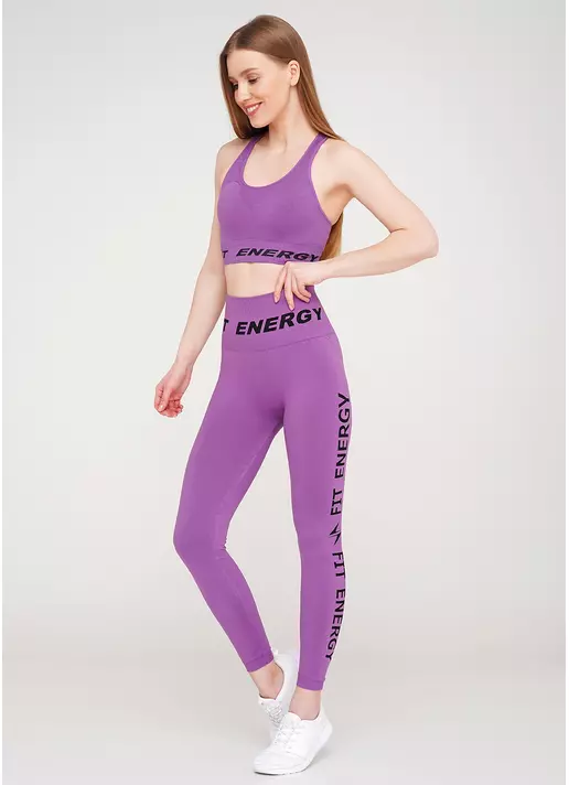 Спортивные лосины LEGGINGS FIT ENERGY (фиолетовый)