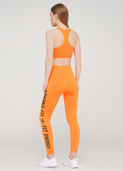 Спортивные лосины LEGGINGS FIT ENERGY (оранжевый)