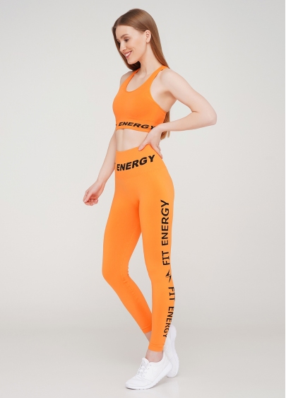 Спортивные лосины LEGGINGS FIT ENERGY (оранжевый)