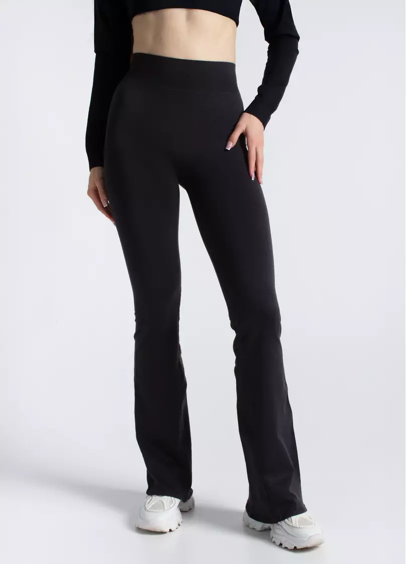 Легінси кльош LEGGINGS FLARED black (чорний)