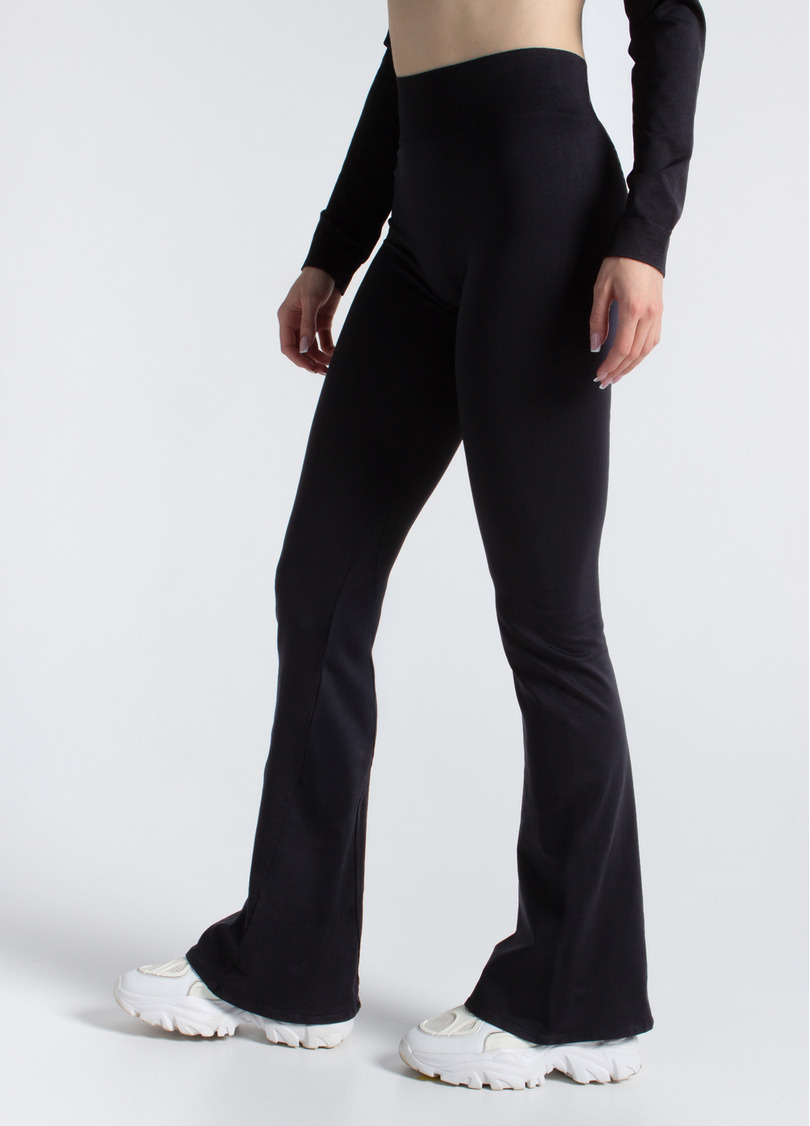 Легінси кльош LEGGINGS FLARED black (чорний)