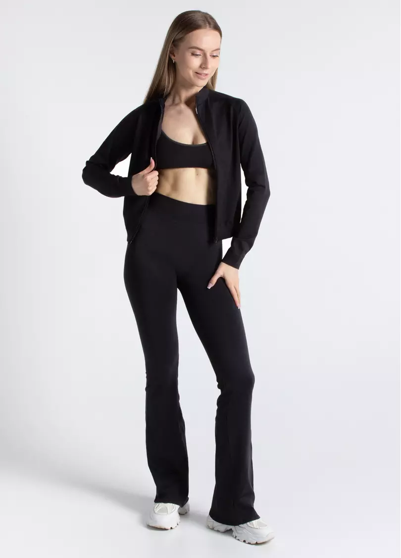 Легінси кльош LEGGINGS FLARED black (чорний)