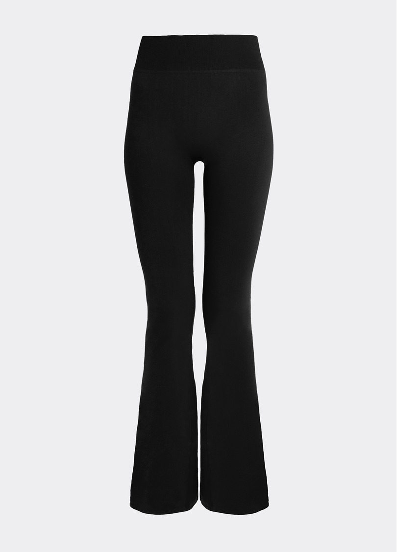 Леггинсы клеш LEGGINGS FLARED black (черный)