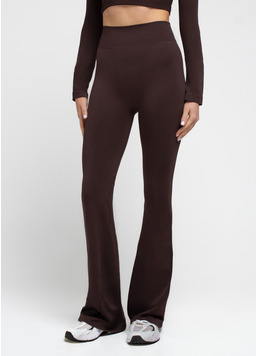 Леггинсы клеш LEGGINGS FLARED hot chocolate (коричневый) Леггинсы клеш LEGGINGS FLARED hot chocolate (коричневый)