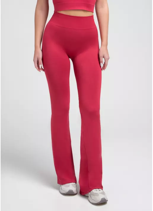 Леггинсы клеш LEGGINGS FLARED winterberry (красный)
