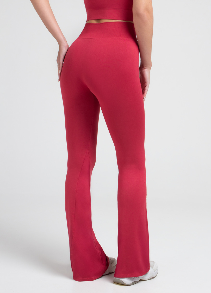 Леггинсы клеш LEGGINGS FLARED winterberry (красный)