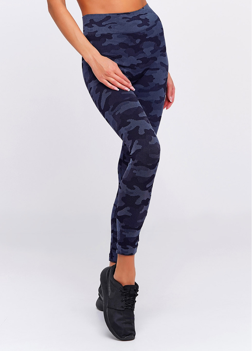 Легінси для фітнесу LEGGINGS MILITARY 01 (синій)