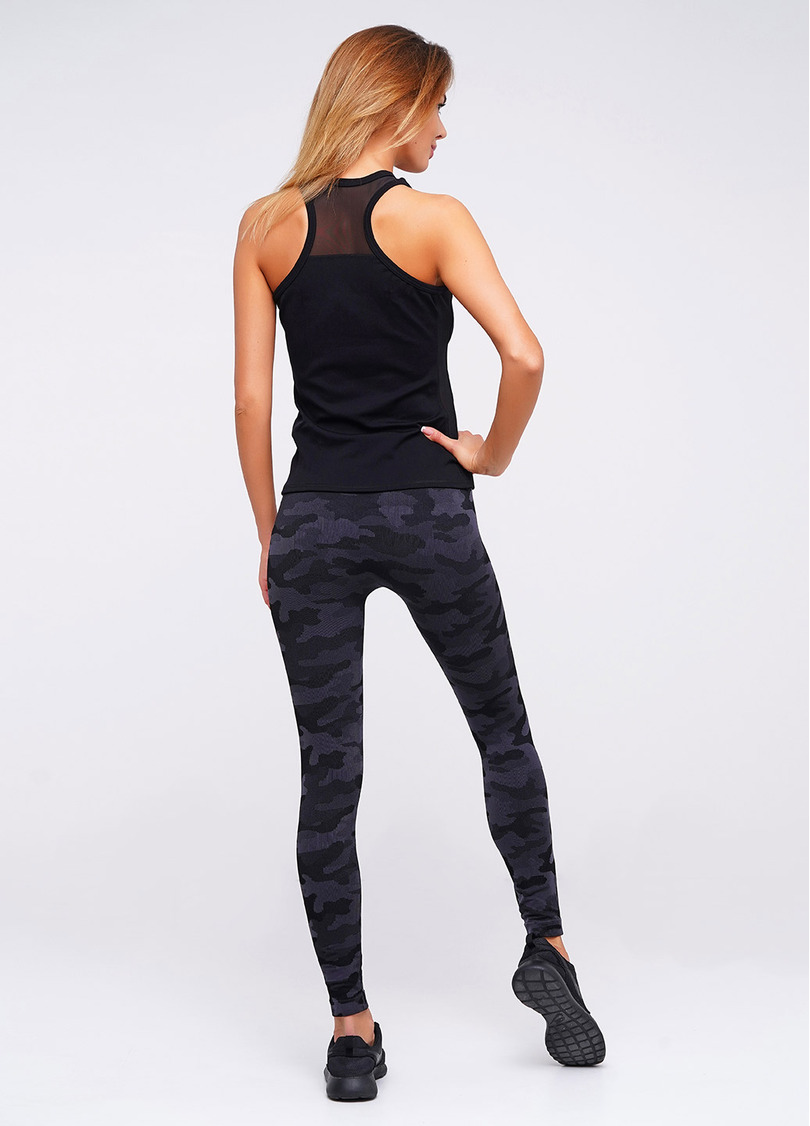 Леггинсы для фитнеса LEGGINGS MILITARY 01 (серый)
