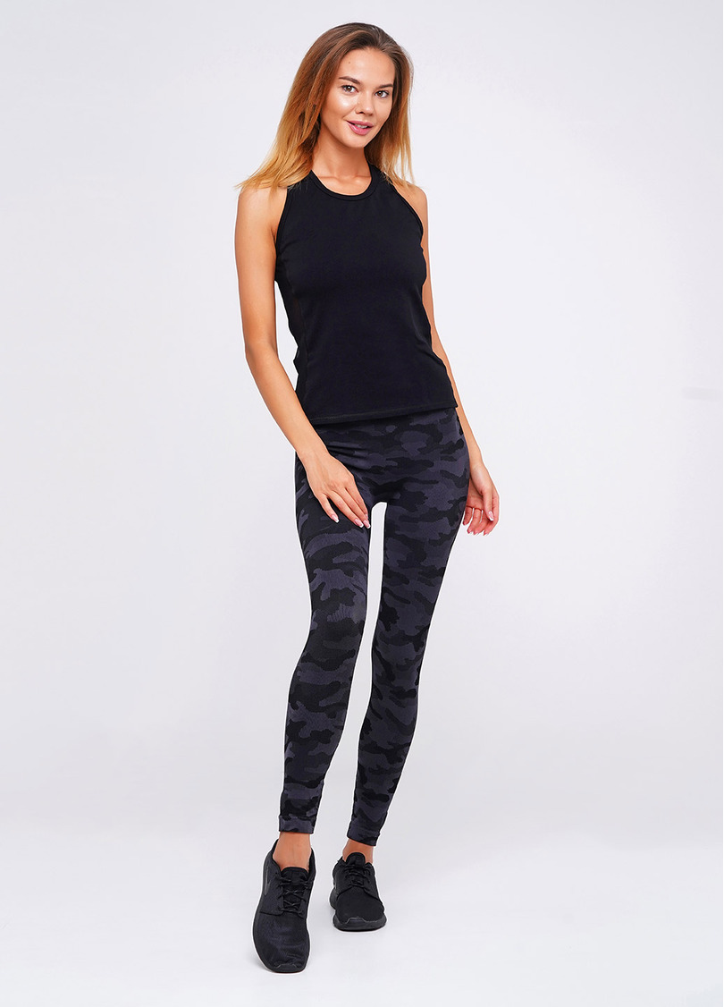 Леггинсы для фитнеса LEGGINGS MILITARY 01 (серый)