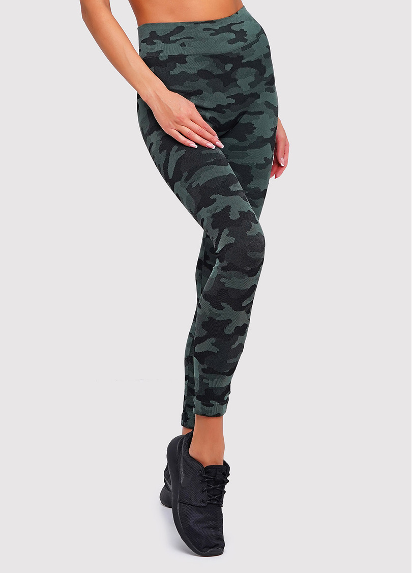 Легінси для фітнесу LEGGINGS MILITARY 01 (зелений)