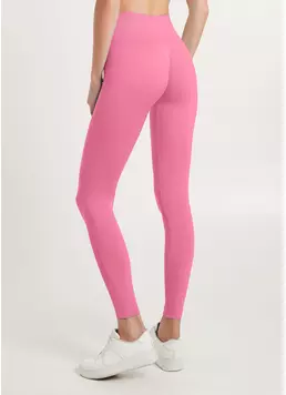 Леггинсы с пуш-ап эффектом и широким поясом LEGGINGS SHAPE bubblegum (розовый)