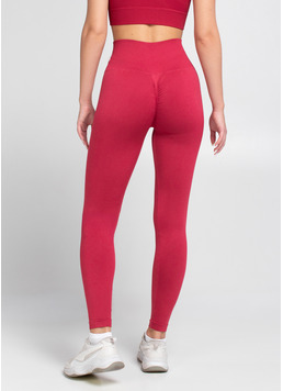 Легінси з пуш-ап ефектом та широким поясом LEGGINGS SHAPE winterberry (червоний)