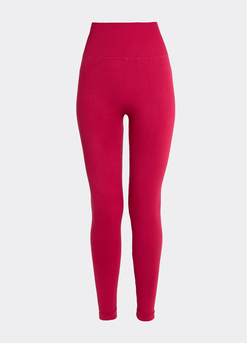 Легінси з пуш-ап ефектом та широким поясом LEGGINGS SHAPE winterberry (червоний)