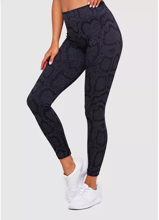 Жіночі спортивні легінси LEGGINGS SNAKE 01 (сірий)