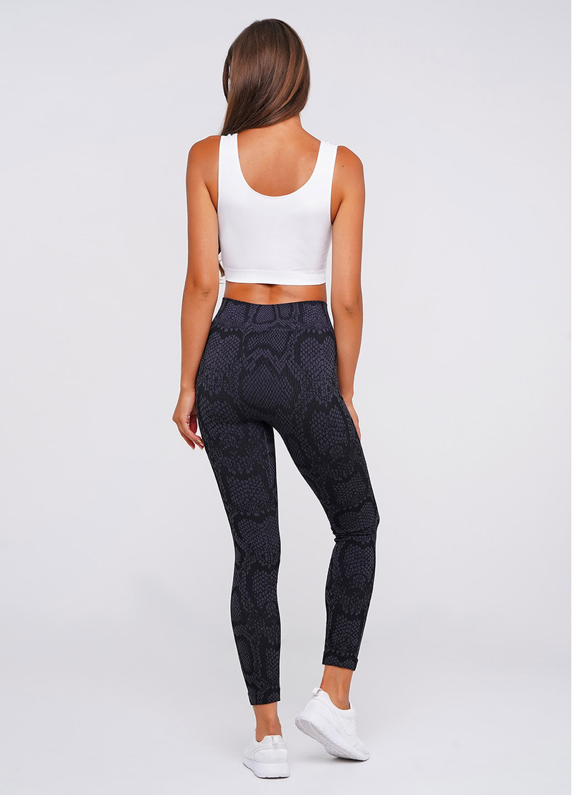 Жіночі спортивні легінси LEGGINGS SNAKE 01 (сірий)