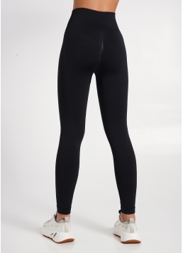 Cпортивні легінси з моделюючим швом LEGGINGS SPORT SHAPE black (чорний)