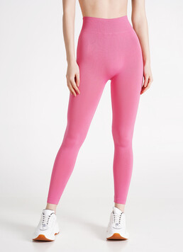 Бесшовные леггинсы для спорта LEGGINGS bubblegum (розовый)