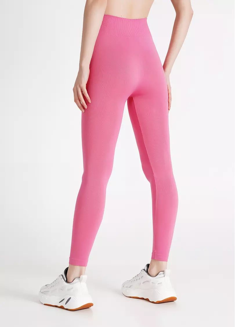Безшовні легінси LEGGINGS bubblegum (рожевий)