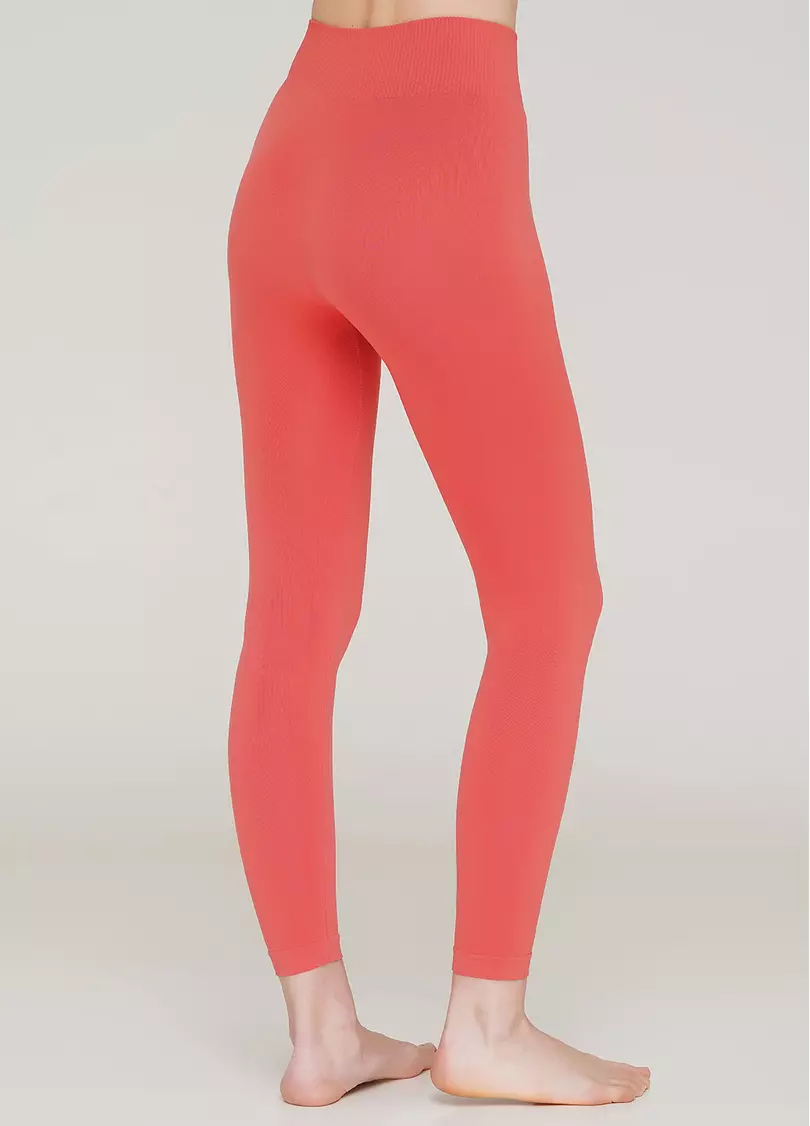 Безшовні легінси для спорту LEGGINGS (кораловий)