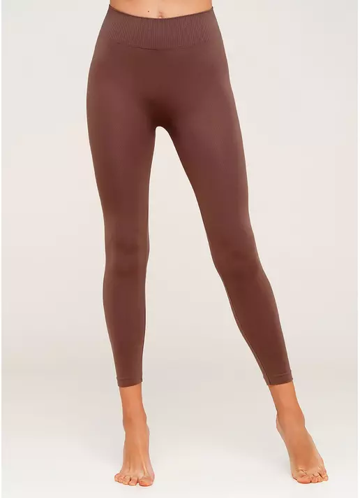 Бесшовные леггинсы для спорта LEGGINGS deep taupe (коричневый) Бесшовные леггинсы для спорта LEGGINGS deep taupe (коричневый)