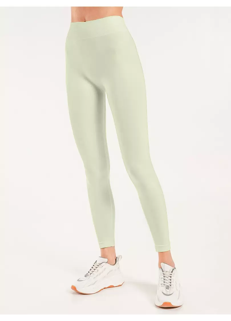 Бесшовные леггинсы для спорта LEGGINGS green ash (зеленый)