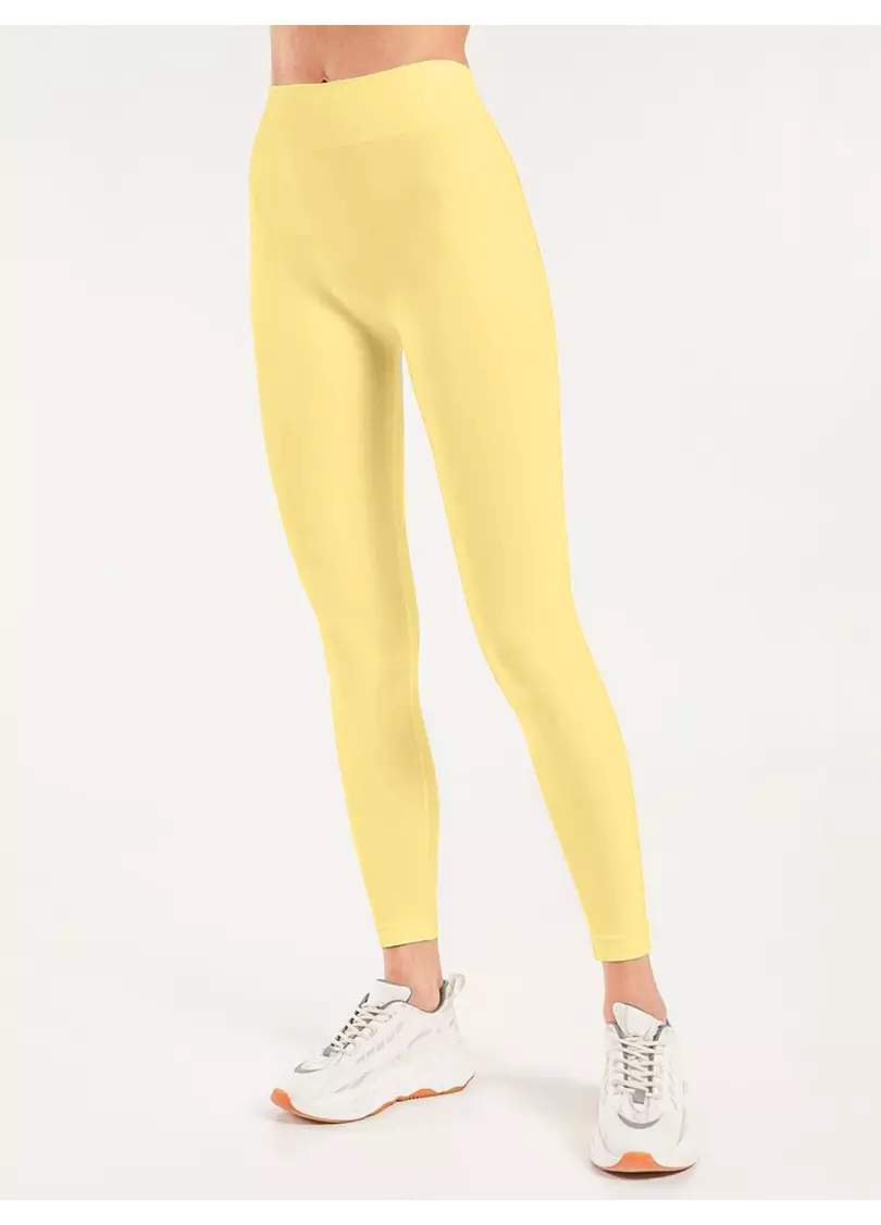 Бесшовные леггинсы LEGGINGS illuminating (желтый)