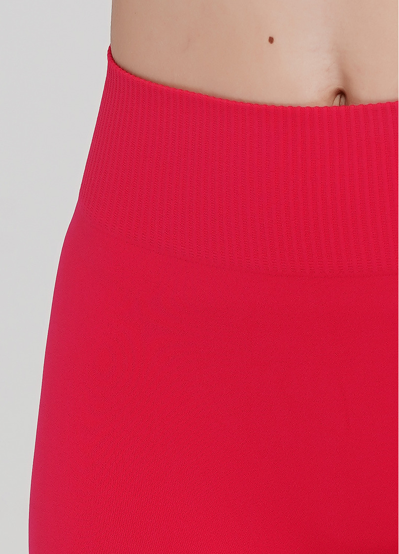 Бесшовные леггинсы для спорта LEGGINGS (ярко-розовый)