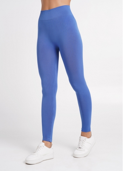 Бесшовные леггинсы для спорта LEGGINGS skydiver (синий)