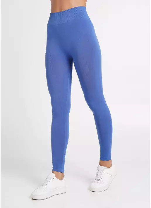 Бесшовные леггинсы для спорта LEGGINGS skydiver (синий)