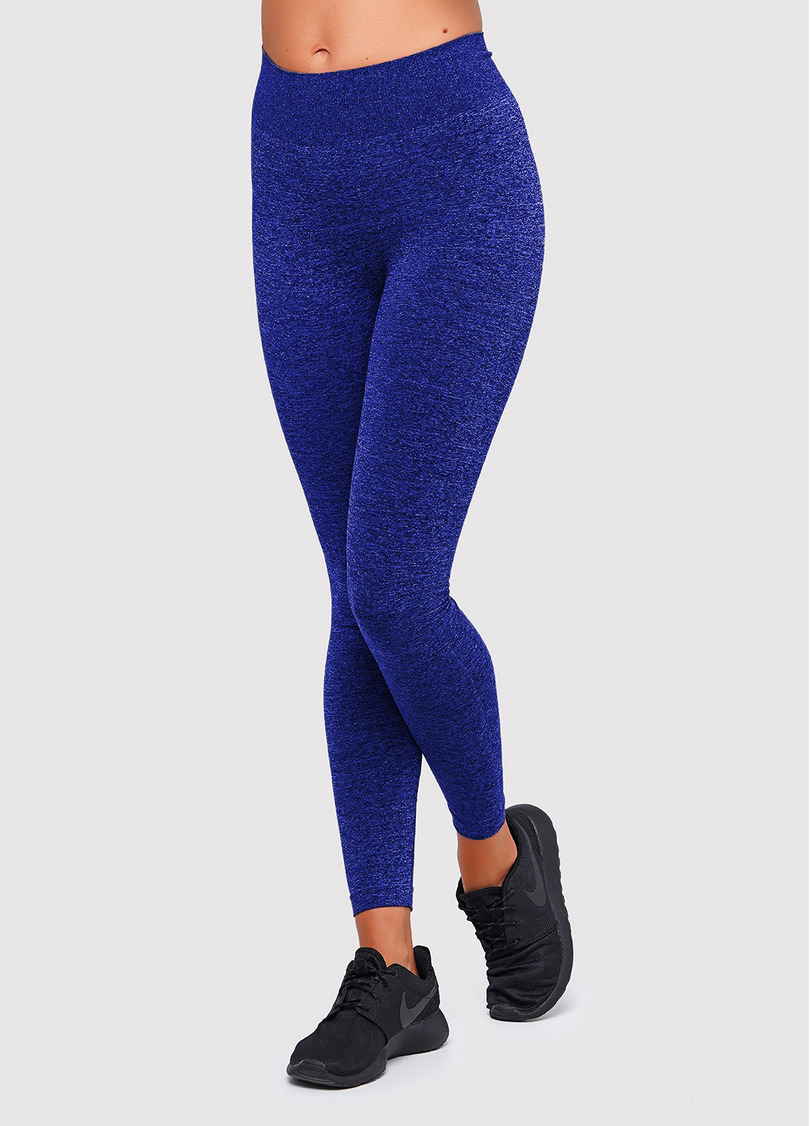 Жіночі легінси для фітнесу Leggins Melange deep navy (синій)