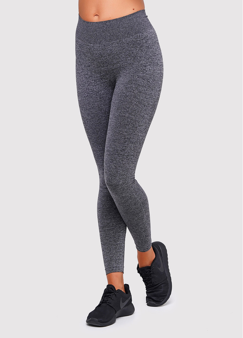 Жіночі легінси для фітнесу Leggins Melange (чорний)