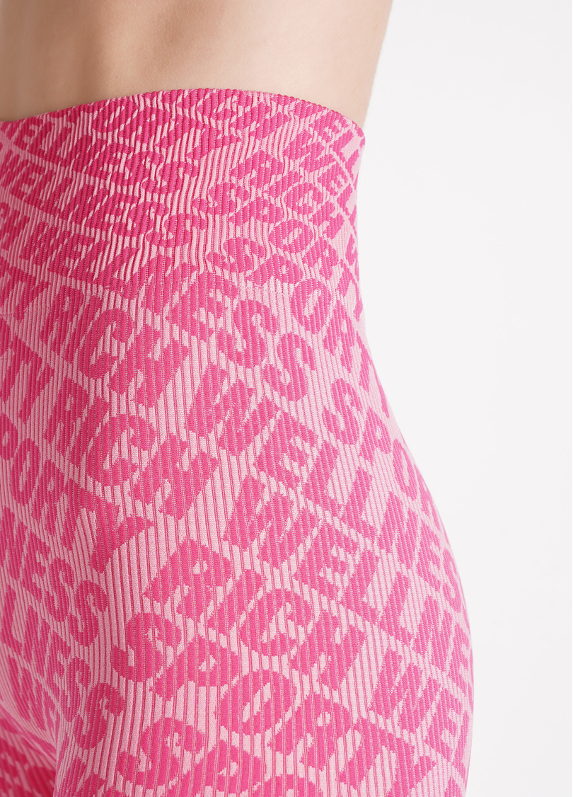 Легінси в рубчик LEGGINGS RIB WELLNESS bubblegum (рожевий)