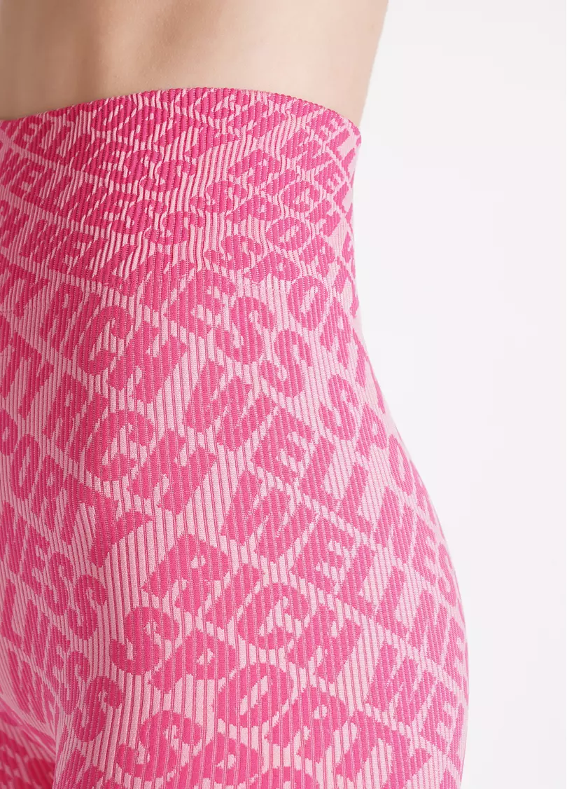 Легінси в рубчик LEGGINGS RIB WELLNESS bubblegum (рожевий)