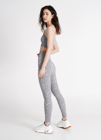 Леггинсы в рубчик LEGGINGS RIB WELLNESS ultimate grey (серый)
