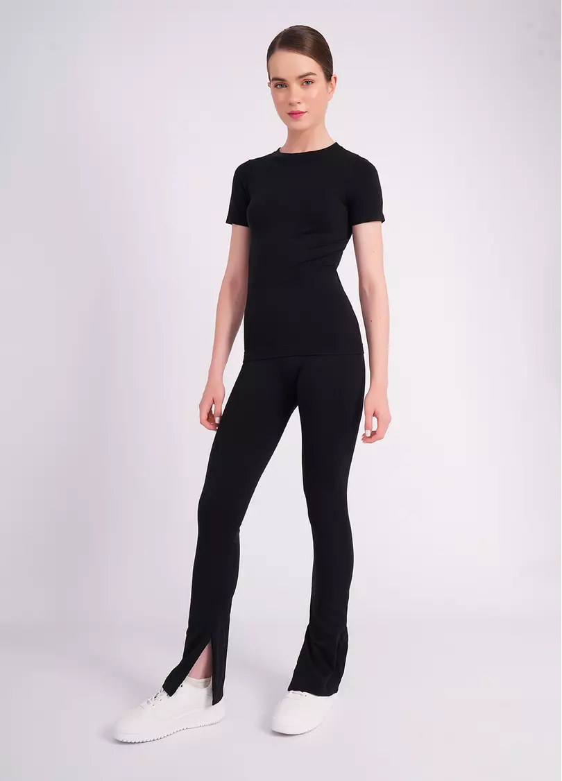 Леггинсы с разрезами SLITS LEGGINGS black (черный)