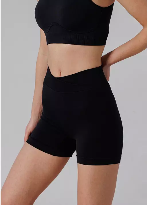 Шорти з V-поясом SHORTS FLOW (чорний)