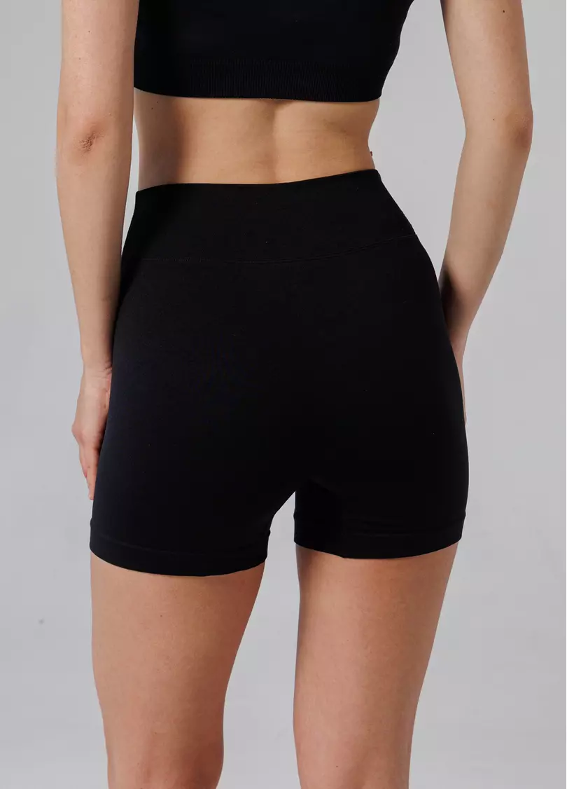 Шорти з V-поясом SHORTS FLOW (чорний)