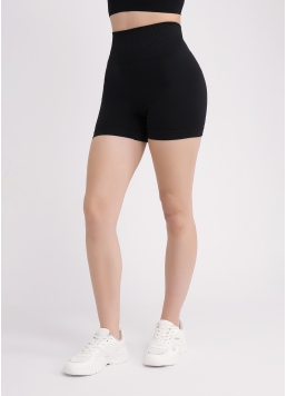 Безшовні шорти з пуш апом SHORTS SHAPE black (чорний)