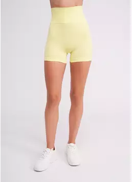 Безшовні шорти з пуш апом SHORTS SHAPE charlock (жовтий)