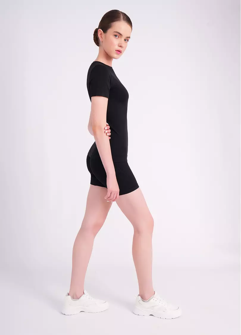 Спортивные шорты с эффектом пуш ап SHORTS SPORT SHAPE black (черный)