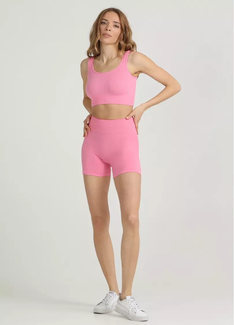 Спортивные шорты с эффектом пуш ап SHORTS SPORT SHAPE rosa pink (розовый)