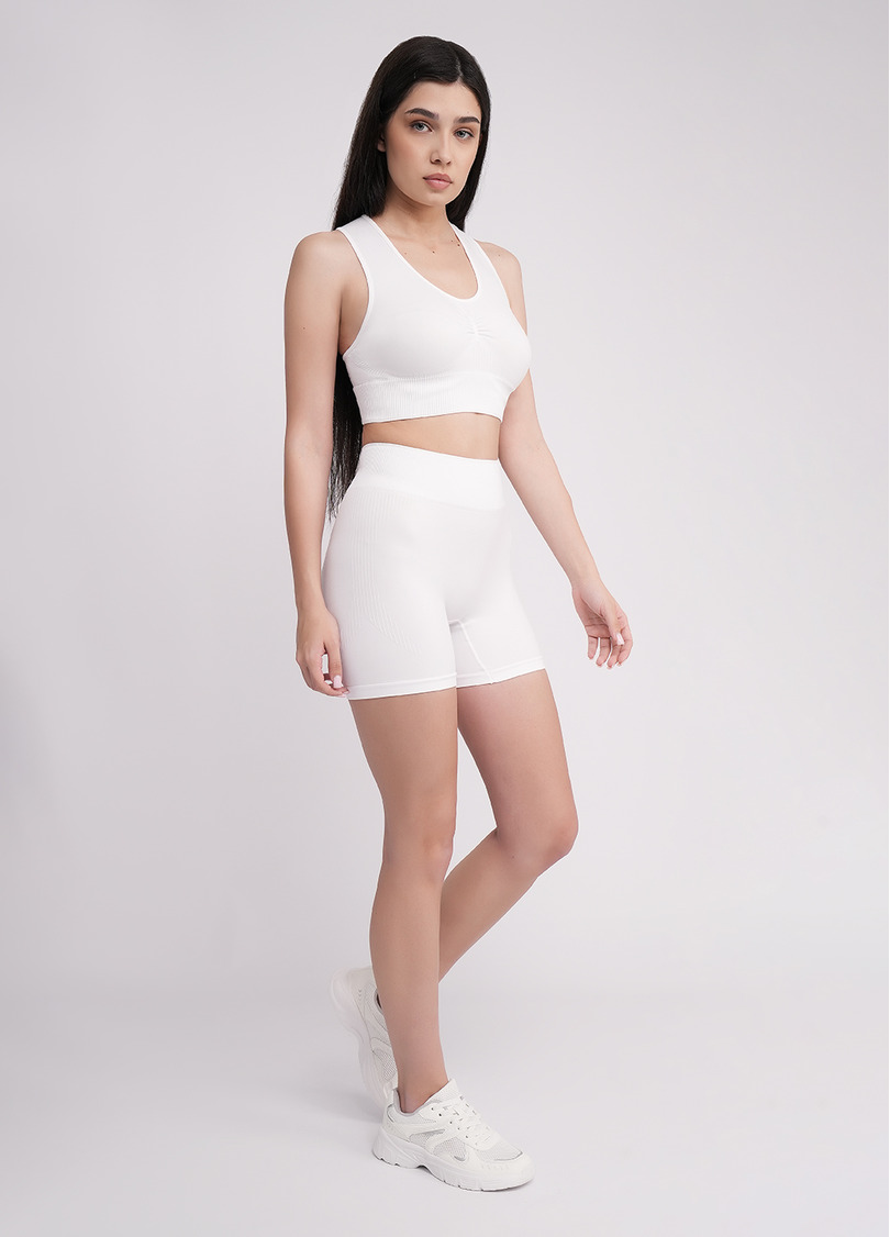 Спортивные шорты с эффектом пуш ап SHORTS SPORT SHAPE white (белый)