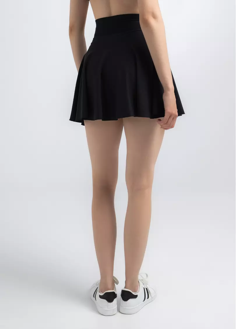 Тенісна спідниця-шорти SKIRT SHORTS, чорна