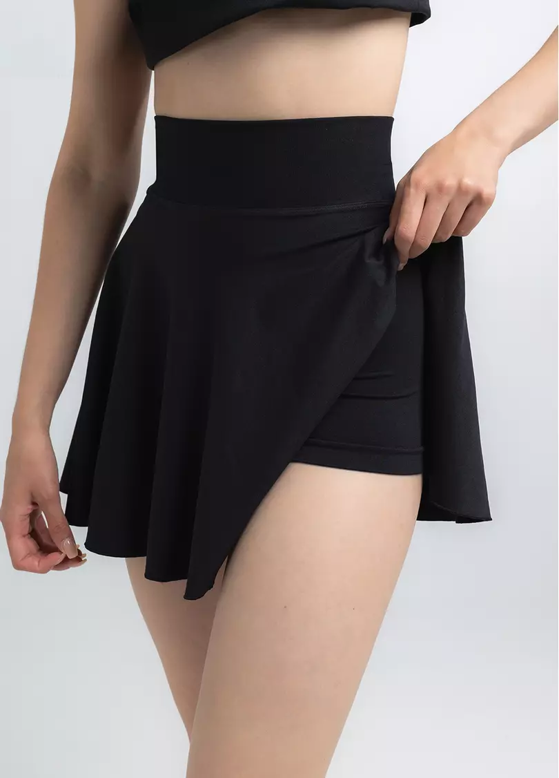 Тенісна спідниця-шорти SKIRT SHORTS, чорна