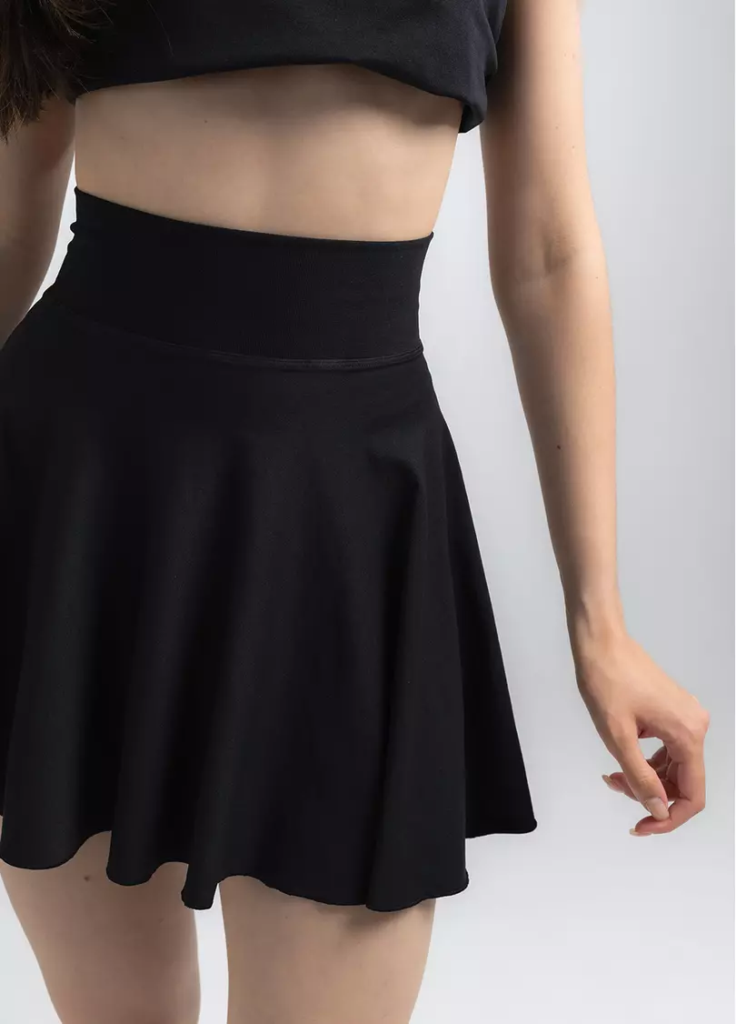 Тенісна спідниця-шорти SKIRT SHORTS, чорна