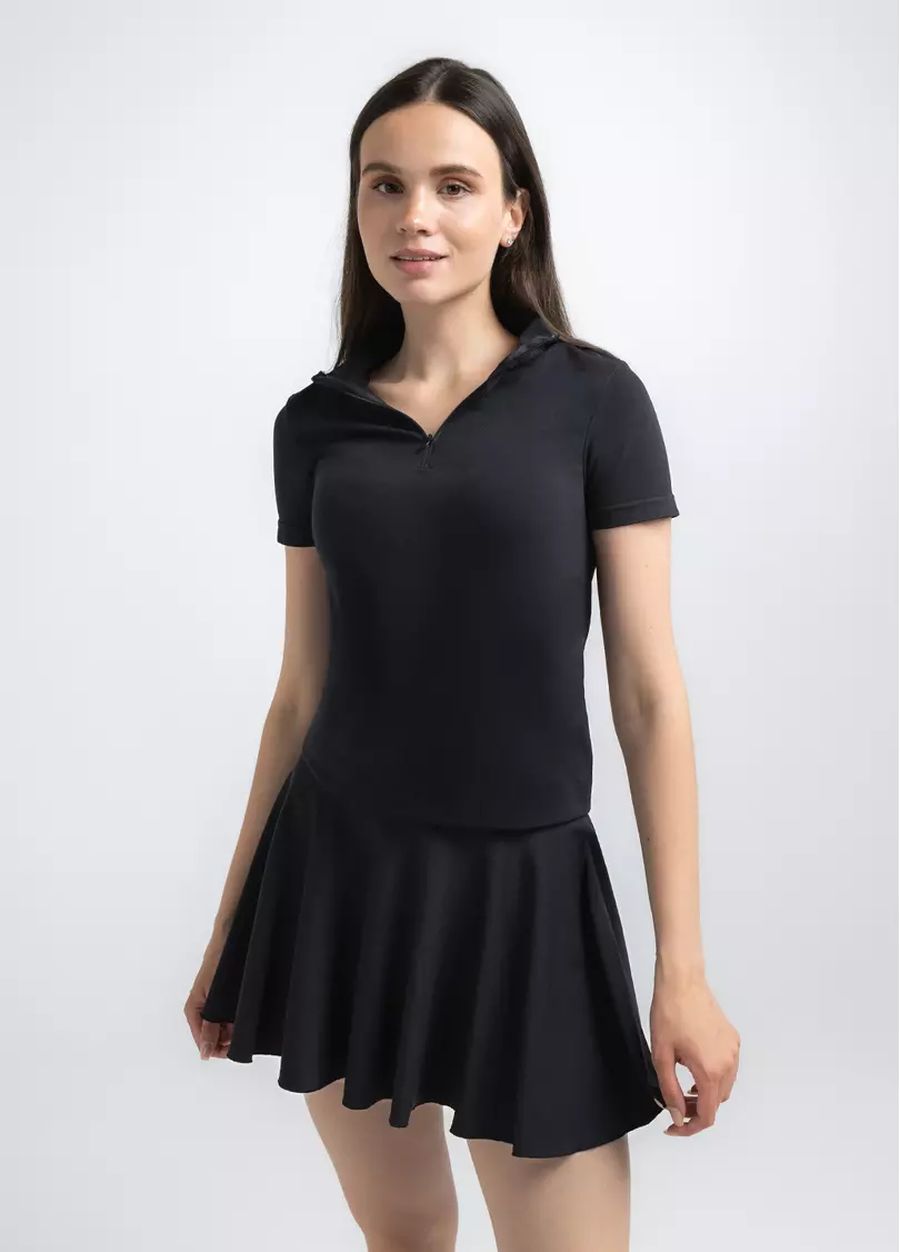 Тенісна спідниця-шорти SKIRT SHORTS, чорна