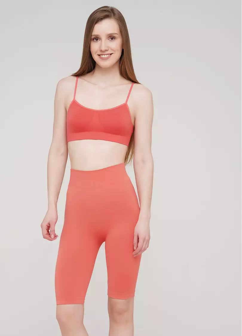 Велосипедки з високою талією TRACKS 01 burnt coral (помаранчевий)