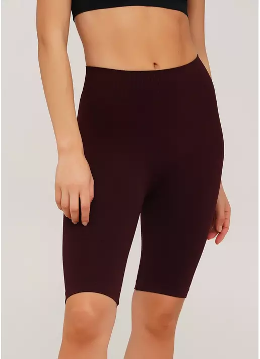 Велосипедки с высокой талией TRACKS 01 marsala (бордовый)